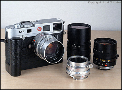 Leica M7 Ausrüstung